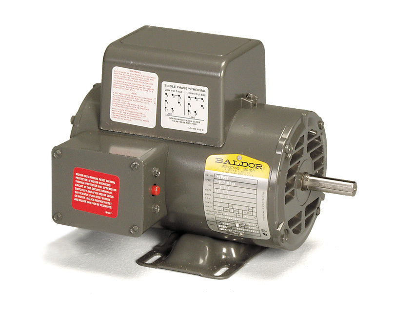 ODP Motor, 5HP 208/230V 1-Phase 3450 RPM 56/56H Frame